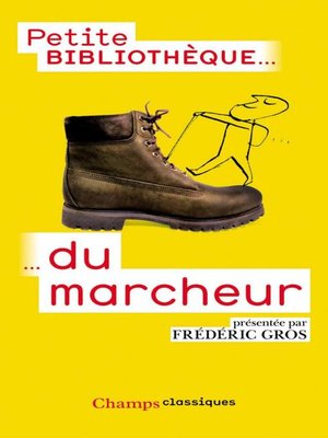 cover image of Petite bibliothèque du marcheur